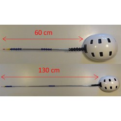 Tige de licorne télescopique pour la Boccia extensible de 60 à 130 cm