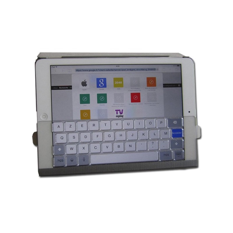 Guide doigt pour clavier d'iPad ou tablette